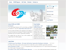 Tablet Screenshot of code-project.eu